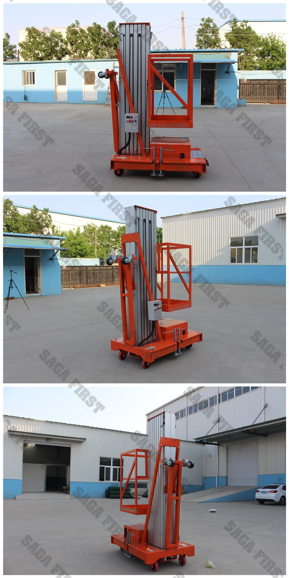 aluminium aerial platforrm