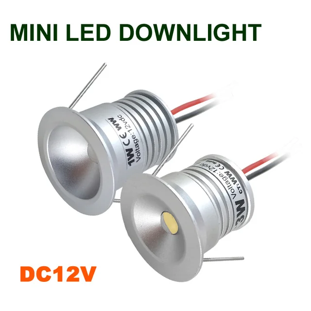 ip65 1w 12v dc mini led downlight 80ra outdoor led bulb light for