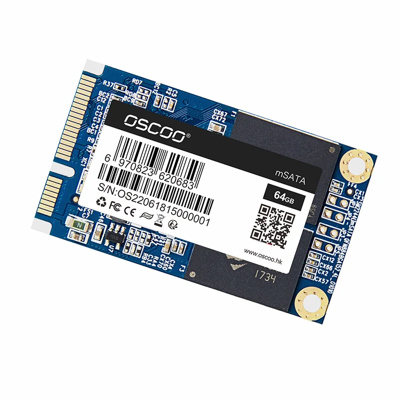 10 шт./лот OSCOO mSata SSD 64 Гб 128 ГБ 256 ГБ SSD Msata Mini SATA Msata 240 ГБ Внутренний твердотельный диск для ноутбуков ПК оптом