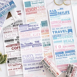100mm*5m Creative Letters Paper Masking Washi Tape DIY Book Diary Scrapbook Stickers Decorative Adhesive Tape School Stationery 100mm*5m Creative Letters Paper Masking Washi Tape DIY Book Diary Scrapbook Stickers Decorative Adhesive Tape School Stationery