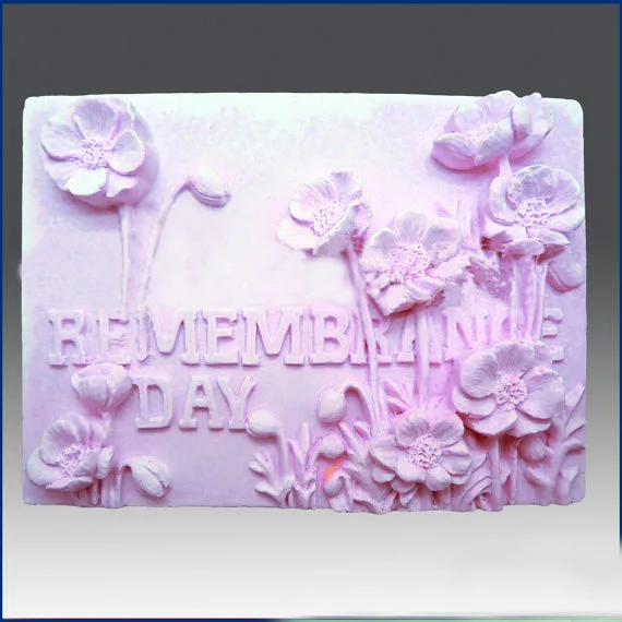 

Mold Silicone Soap Molds Jelly Candy Mould Silicone Soap Chocolate Mould Remembrance Day Silica Gel Flowers Polymer Clay Moulds