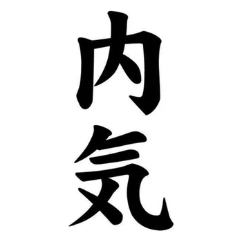 

5.8cm*12.2cm Shy Uchiki Kanji Japanese Decor Car Sticker Motorcycle Decal S4-0839