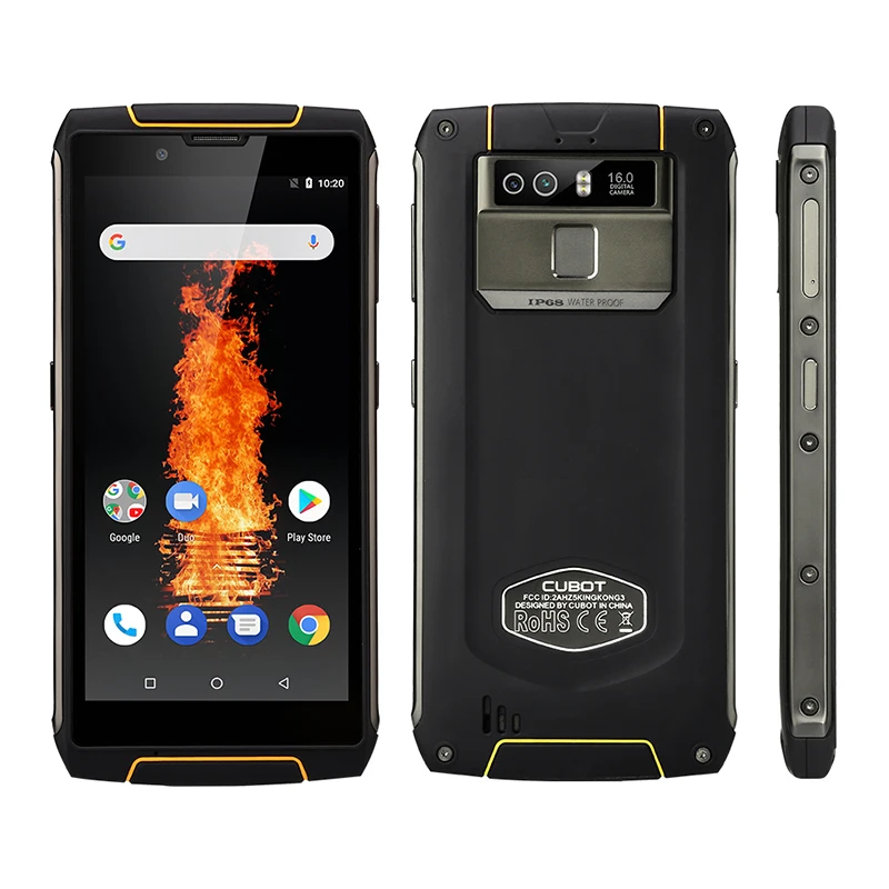  Cubot King Kong 3 IP68 Waterproof Shockproof Smartphone 5.5'' Android 8.1 4GB 64GB MT6763T Octa Cor