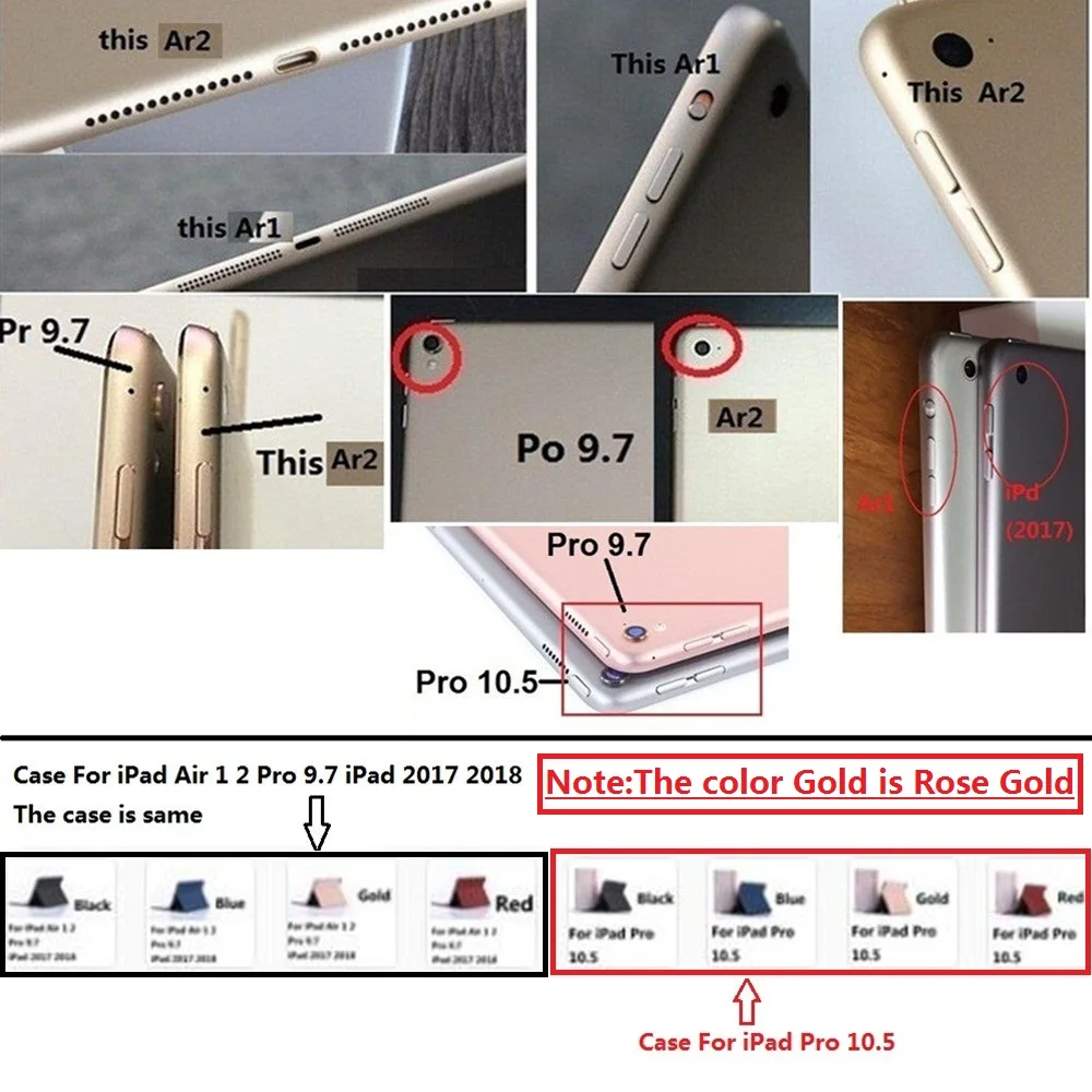 Раздельный дизайн для iPad 2017 2018 Pro10.5 кожаный чехол с Bluetooth клавиатурой Чехол