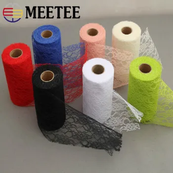 

Meetee 22yards 15cm Color Lace Roll Ribbon Fabric DIY Handmade Wedding party Chair Clothing Home Decor Sewing Material BD342