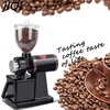 JIQI Electric Coffee grinder Coffee mill Bean grinder machine flat burrs Grinding machine 220V/110V Red/Black EU US ► Photo 2/4