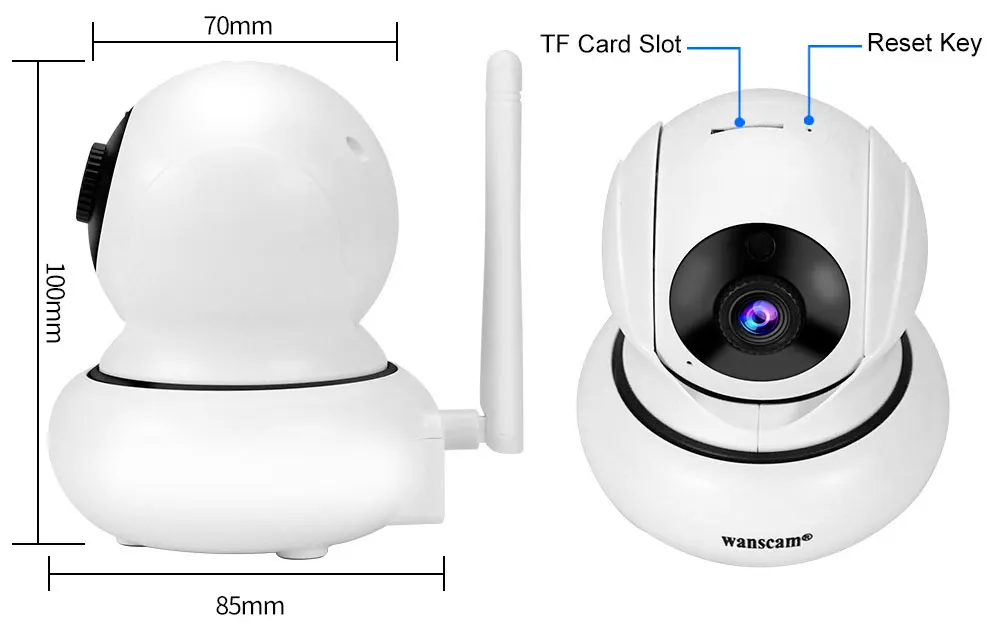 Câmera de Vigilância Monitor do Bebê ip sem Fio Wanscam Câmera fi Vídeo Campainha Rede Cctv Visão Noturna Detecção Movimento 1080 p wi 15 de vigilância visão noturna detecção movimento monitor do bebê