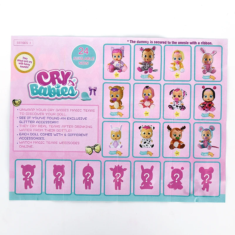 cry babies magic tears names