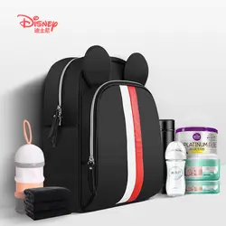 Disney Multi-function Bottle Feeding изоляционная сумка с USB Mother Подгузники Сумки Baby Care подгузник сумка для пеленания