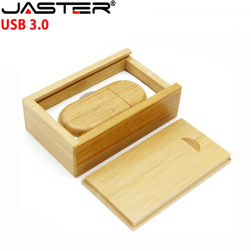 

JASTER USB 3.0 (5 PCS free LOGO) maple walnut wooden usb + box usb flash drive Memory stick pendrive 8GB 16GB 32GB gift