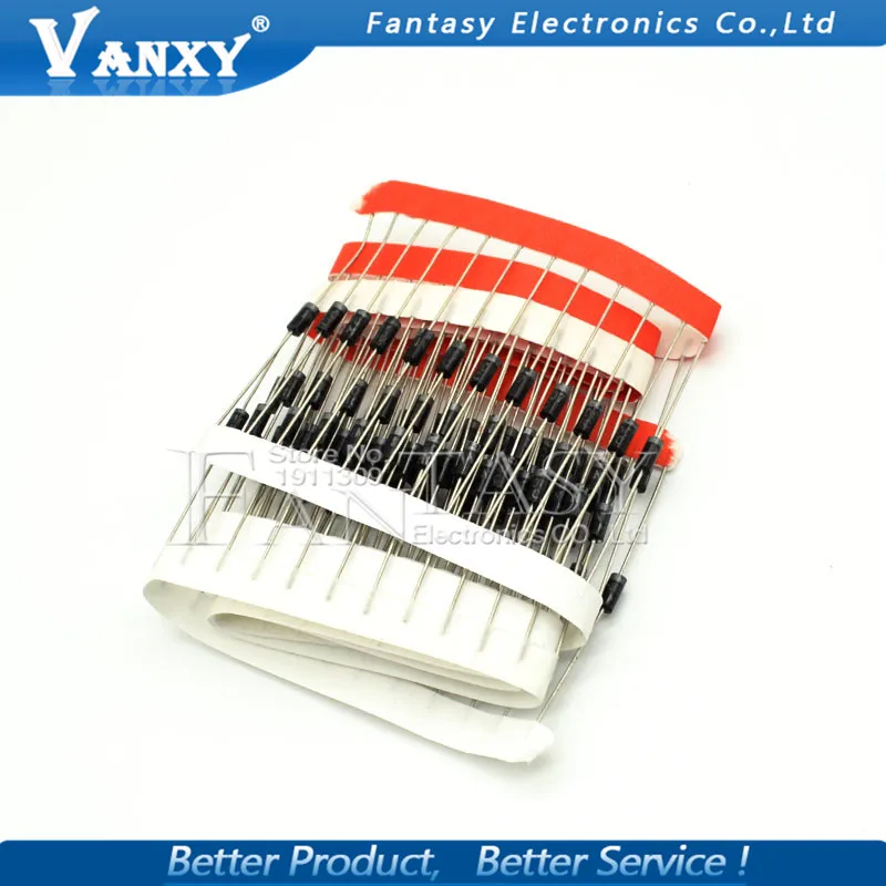 

20PCS Schottky Rectifier Diode SR240 SR260 SR360 SR540 SR560 SR2100 SR3100 SR3200 SR5100 SR5150 SR5200 DO-41 DO-27