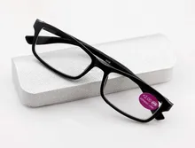 TR90 Ultra léger ultra élastique hommes femmes luxe boîtier pour lunettes de lecture + 4.5 + 5 + 5.5 + 6 + 6.5 + 7 + 7.5 + 8 + 8.5 + 9 + 9.5 à + 12