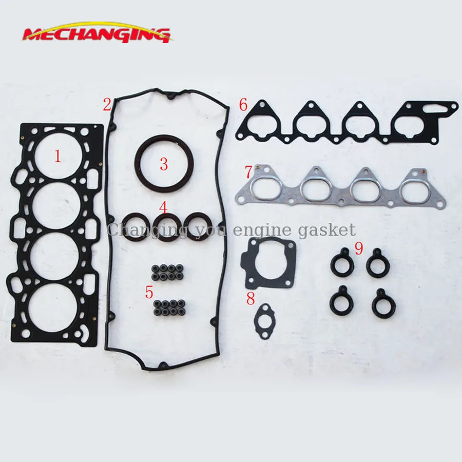4G93 DOHC для MITSUBISHI CARISMA (DA _) 1 8 16V (DA2A) полный комплект деталей двигателя прокладок MD974394