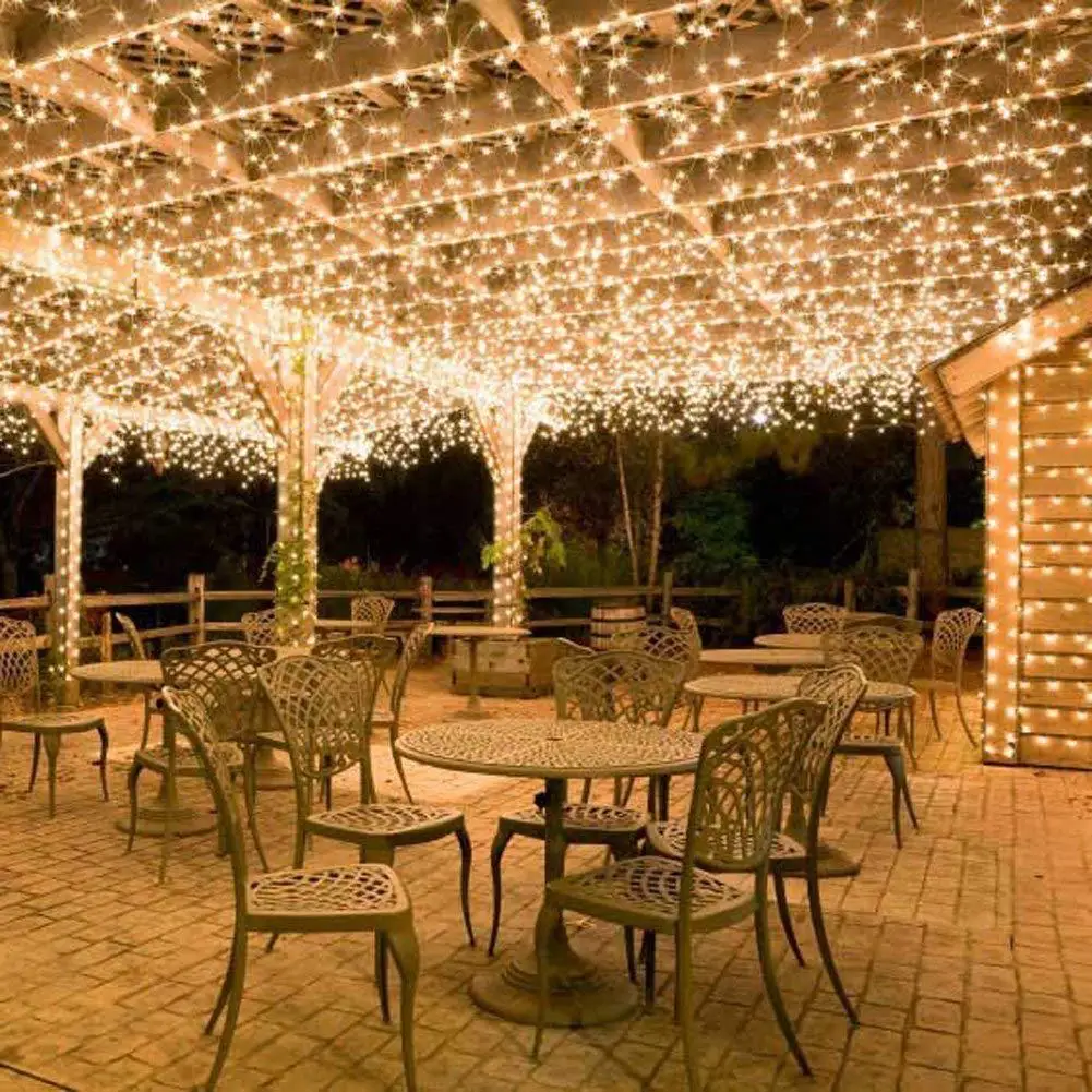 10 M 100 Led Icicle String Lights Christmas Fairy Garland Led Icicle String Lights Christmas