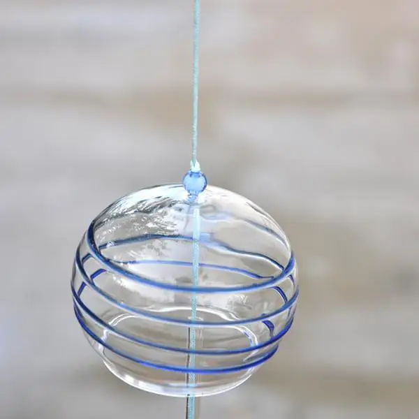 Japan Traditional Wind Chime Glass Wind Bell Summer Windows Hanging Decor #1