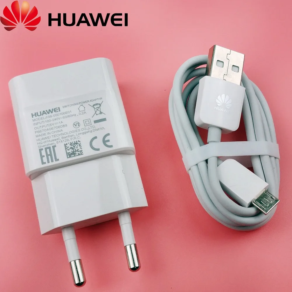 Huawei y6 2018 charger Original 5v 1a EU wall micro usb cable charge power  adapter for honor 8x 7x y6 prime 2018 y5 2018|Mobile Phone Chargers| -  AliExpress