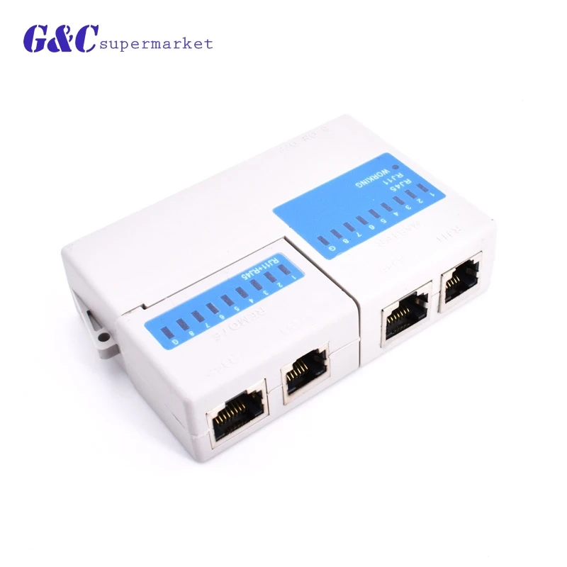 

Professional Super Mini Network LAN Cable Wire Tester Cat5 RJ11 RJ45 Tester