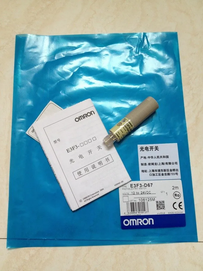 

New High -Quality Photoelectric Switch E3F3-D67 12-24VDC Warranty For One Year