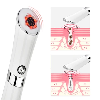 Electric Vibration Anion Eye Massager Blue & Red Light Laser Pen Anti Puffiness Anti Aging Wrinkle Eye Patch Eyes Skin Care Tool 1
