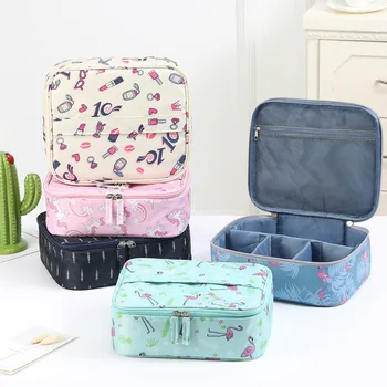 

The New Fashion Little cute Portable Waterproof Women Travel Cosmetic Wash Bag Pouch Storage Case Cosmetic organizer