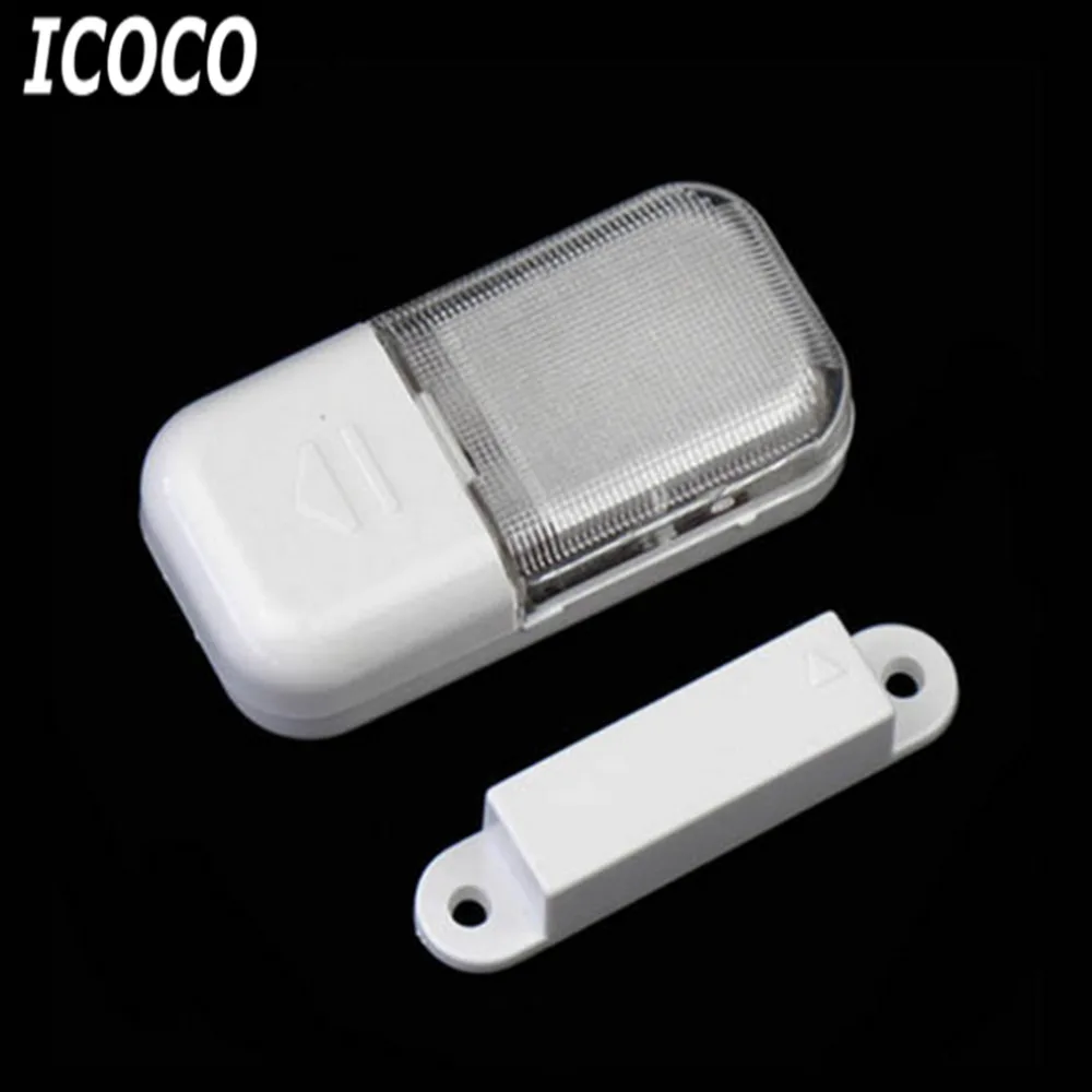 

ICOCO 1 pcs Novelty Ultra-bright Wireless Automatic Functional LED Magnetci Sensor Closet Night Light Lamp for Wardrobe Cupboard
