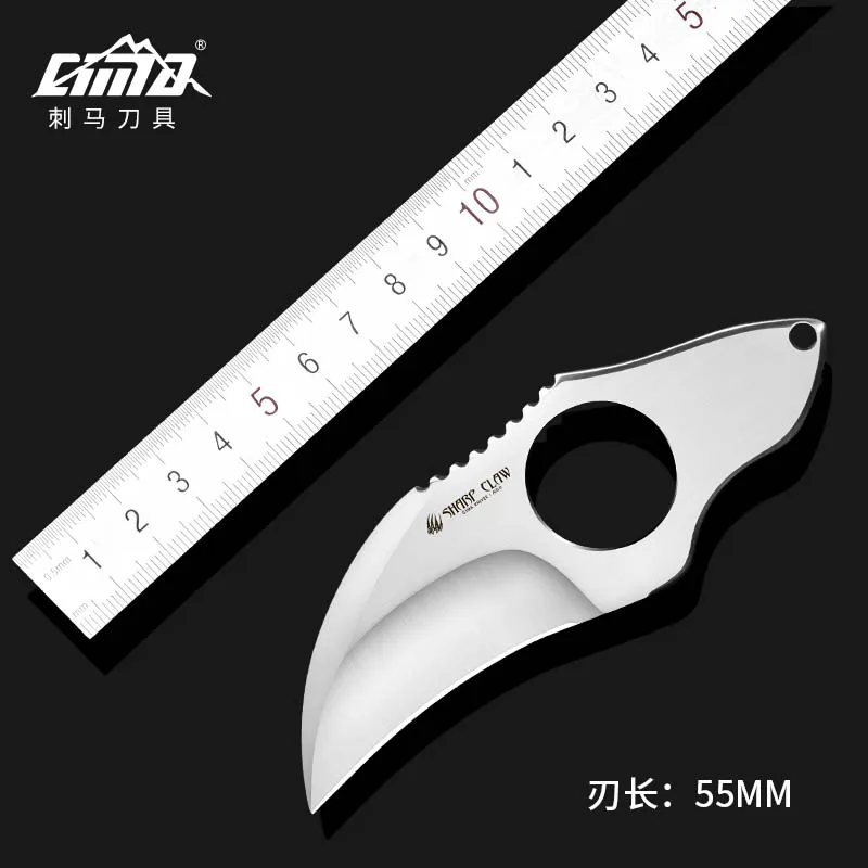 CIMA c55 стальной коготь на палец с фиксированным лезвием ножи K оболочкой шеей для