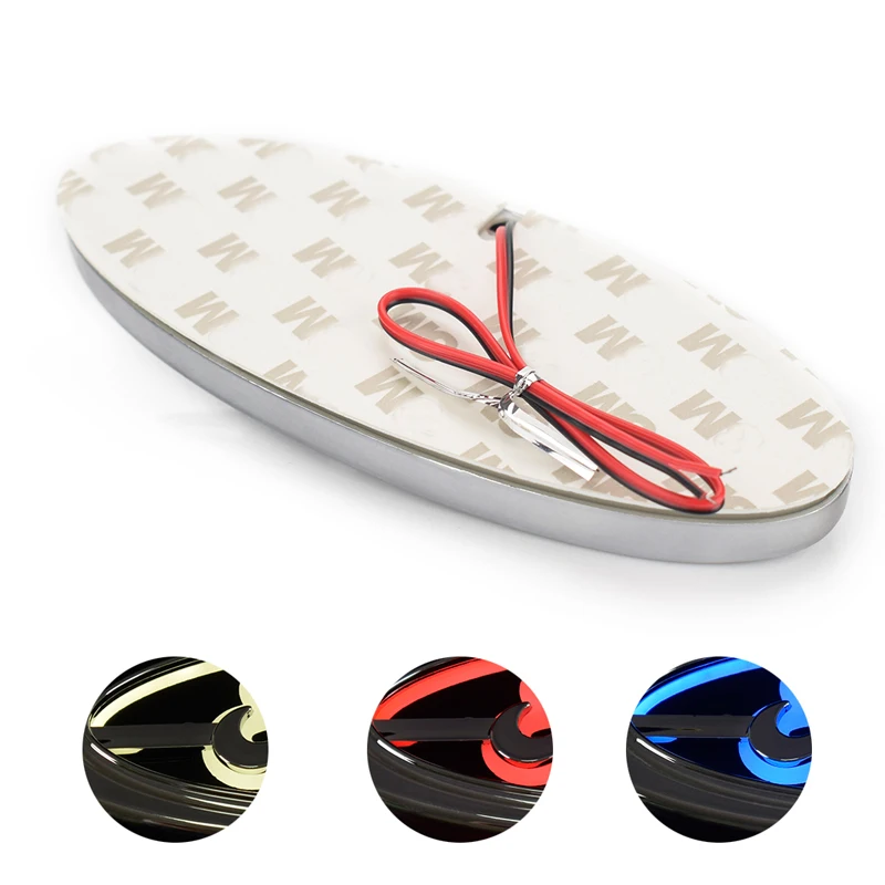 

Auto Logo Sticker 5D Car Logo Light LED Emblem Light For Ford Front & Rear Badge Emblem Car LED Light Front Emblem Stickers