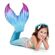 Детский купальный костюм «хвост русалки» с моновинкой; Детские костюмы для косплея; купальный костюм для девочек; летний купальник для отдыха