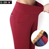 Nouveau Automne Hiver Plus Épais Velours chaud Leggings Élastique Taille Haute Pantalon Grands Chantiers Slim Femmes de Pantalon Occasionnel femelle pantalon ► Photo 1/6