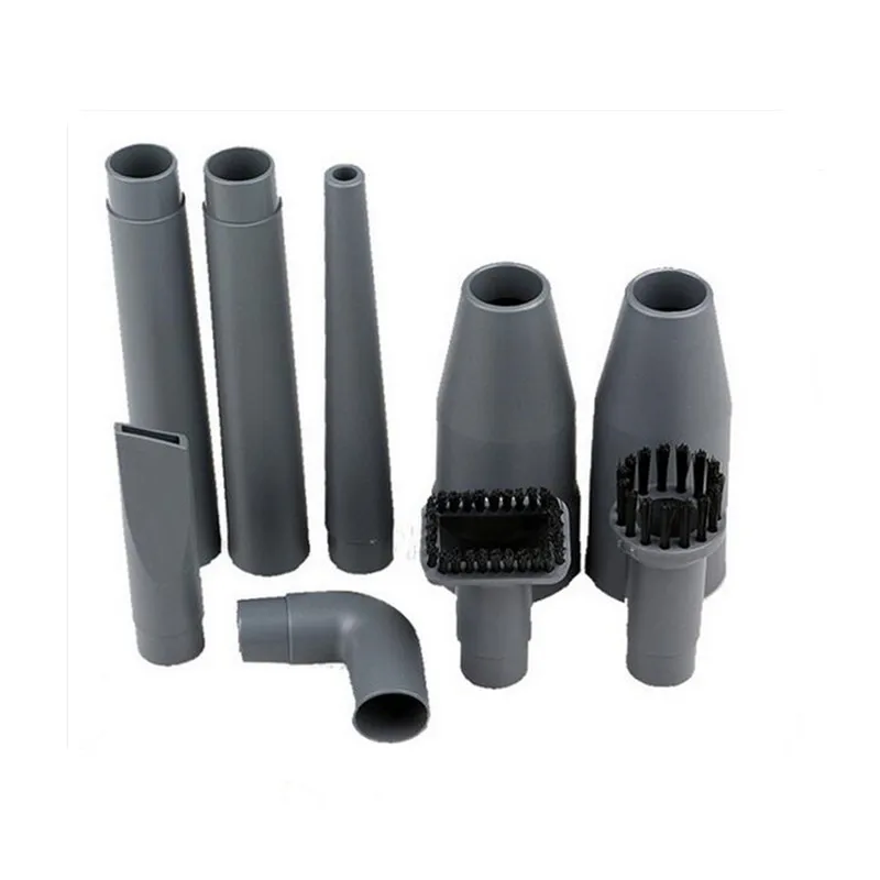 

Replacement Vacuum Cleaner Brush Set 1pc Connector&1pc Extension Pipe&Suction Nozzle Head&1pc Bend Angle&2pc Square Round Etc