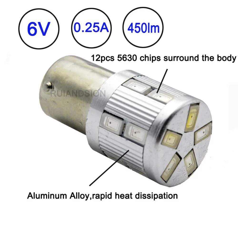 1 шт. x неполярность AC/DC6V белый Янтарный красный BAY15D 1157 P21/5 Вт Автомобильный задний тормозной задний светильник 5730 17-SMD светодиодный противотуманный фонарь