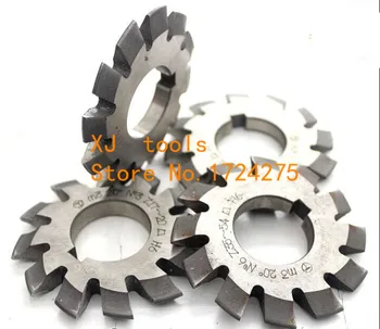 M2.0 modulus M2.25 modulus M2.75 modulus Pressure Angle of 20 degrees HSS gear Milling cutter 1-8# 8pcs/let Free shipping M2.0 modulus M2.25 modulus M2.75 modulus Pressure Angle of 20 degrees HSS gear Milling cutter 1-8# 8pcs/let Free shipping
