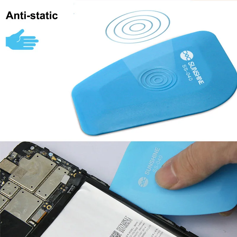 

Sunshine SS-040 Anti-static Phone Dismantling Tools Battery Teardown Card Four-corner Curved Design Mobile Phone Opening Tools