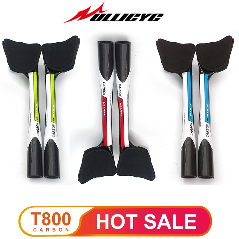 

Newest ULLICYC 3K Full carbon rest handlebar bicycle TT handlebar bar Superstrong Ultra light Road bike rest bar