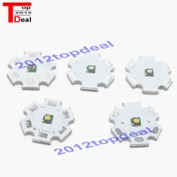 10pcs Cree XPE XP-E R3 1-3W LED Emitter Diode Neutral White Cool White Red Green Blue Royal Blue LED with 20/16/14/8mm heatsink