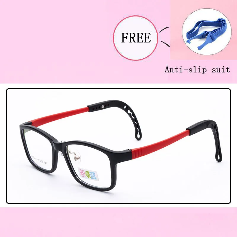 Высокое качество, детские очки TR90, оправа, очки для мальчиков и девочек, квадратные оптические оправы, очки для близорукости, для студентов, 3011-38