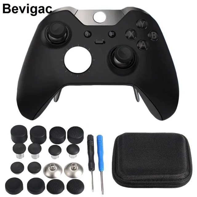 Cheap Bevigac 18PCS Replacement Thumb Stick Grips Rockers Cap Set With Screwdrivers Storage Case For Xbox One Elite Console Controller