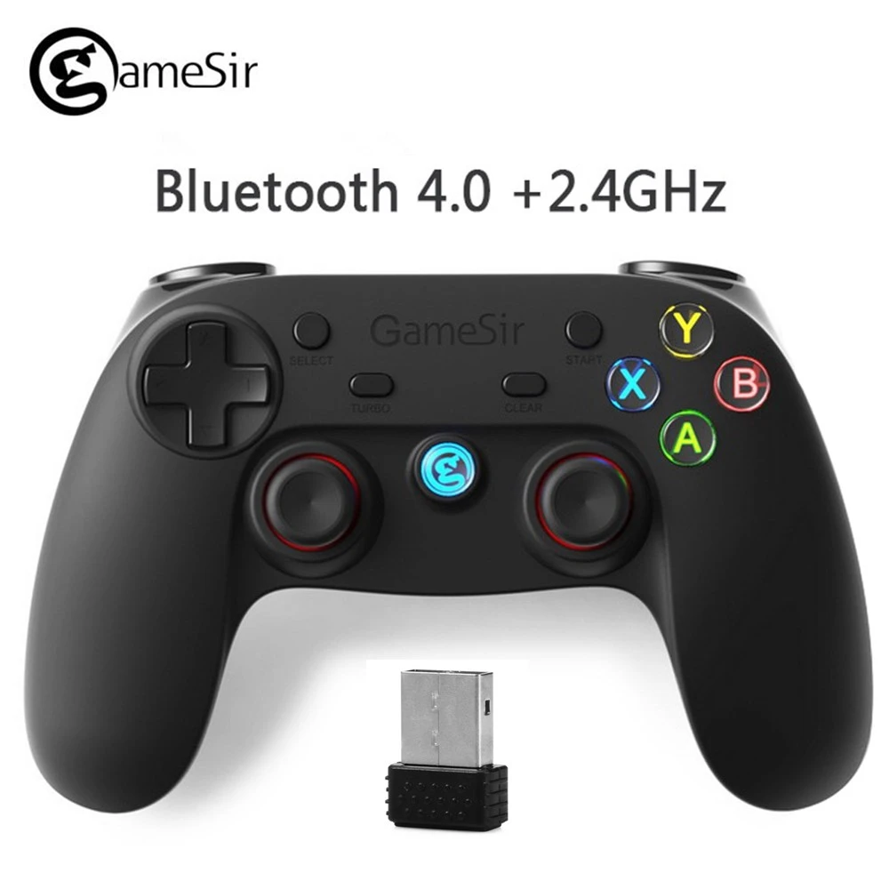 

Gamesir G3s Series Wireless Gamepad 2.4GHz Bluetooth 4.0 Gaming Joysitck Android Controller For PC,Smartphone,Sony PS3,Tablet