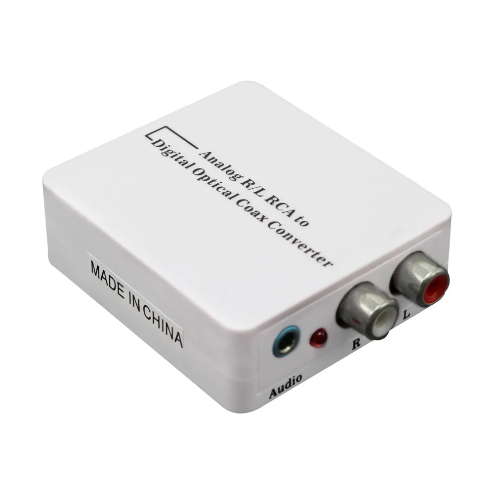 Wiistar аналоговый в цифровой аудио конвертер L/R SPDIF коаксиальный RCA адаптер|Кабели