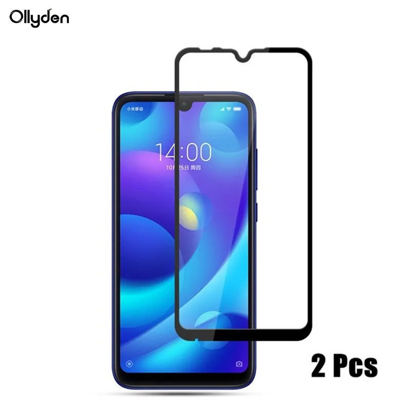 2PCS Tempered Glass for Xiaomi Redmi Note 7 Screen Protector Full Cover Phone Protective Film for For Redmi Note7 Note 7 Galss