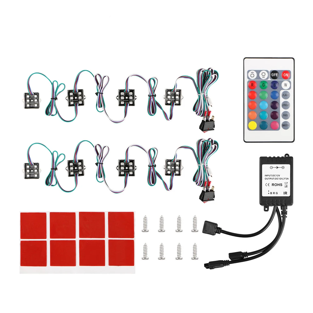 

Atmosphere Lamps Decorative Car Interior LED RGB Lamps Strip Lights for Decoration Vehicle Car Lighting A20