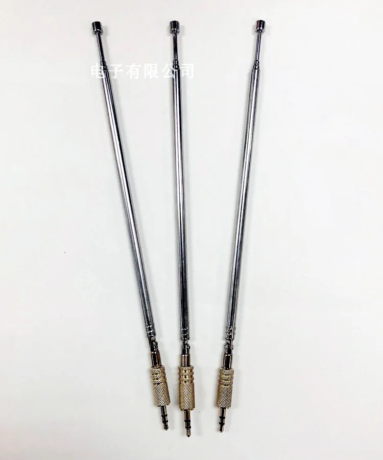 

3.5mm whip antenna Telescopic Aerial 7 sections 22cm long or 105cm extended for FM/AM radio Good Quality