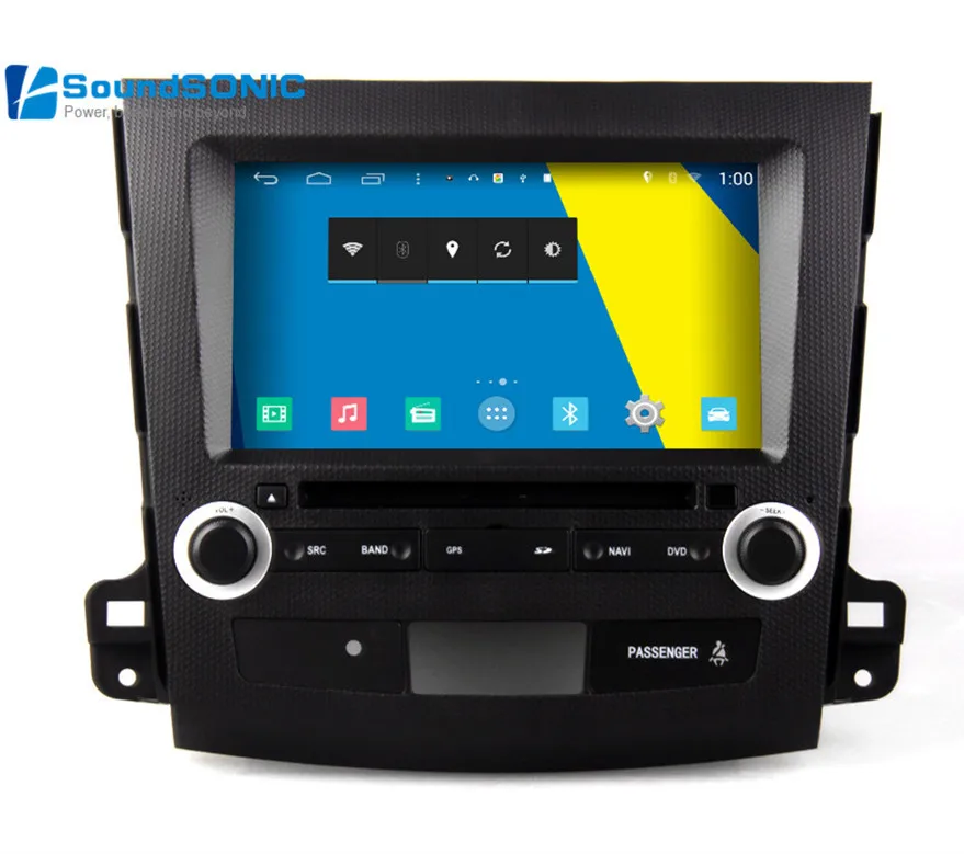 Android 4.4.4 для Mitsubishi Outlander XL EX 2007 2008 2009 2010 2011 Автомобильный DVD GPS навигатор Авторадио