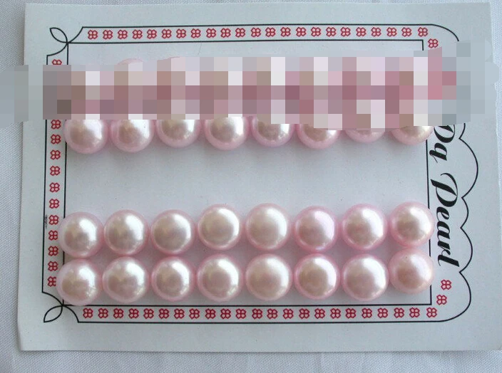 

FREE SHIPPING>>> free shipping 00306 round pink freshwater cultured pearl earrings
