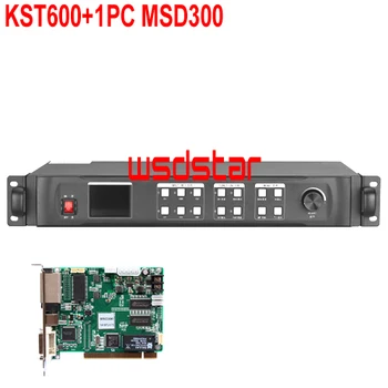 

KST600+1PC MSD300 LED Display Video Processor 1920*1080 1920*1200 DVI/HDMI/VGA/CVBS Aliexpress hot sales LED Video Processor
