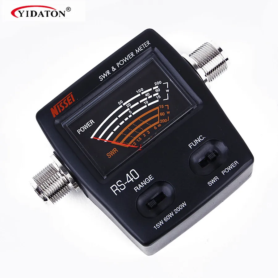 bilder für Walkie Talkie Zubehör Marke Neue NISSEI RS-40 Messbare Bereich 200 watt, mit Adapter Stecker, RS40 Power Swr-meter 144/430 mHz bilder für Walkie Talkie Zubehör Marke Neue NISSEI RS-40 Messbare Bereich 200 watt, mit Adapter Stecker, RS40 Power Swr-meter 144/430 mHz
