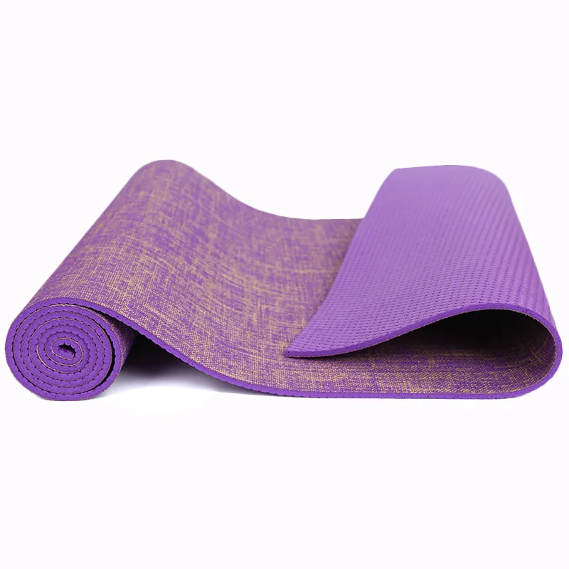 

2016 New Flax Yoga Mats Fitness Non-Slip Environmental Tasteless Colchonete Fitness Pad  Gym Exercise Mats Pilates 183*61*0.6