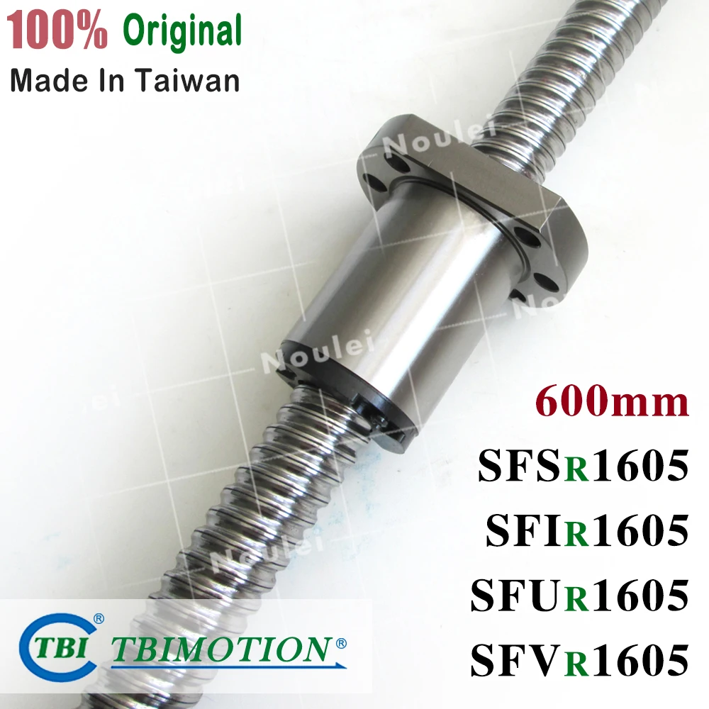 

TBI 1605 C7 600mm ballscrew with SFU1605 ball nut + end machined for high stability CNC diy kit SFU set SFV1605 SFS1605 SFI1605