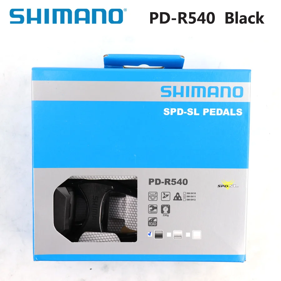 SHIMANO PD R540 педали самоблокирующаяся педаль SPD компоненты велосипедные гонки дорожные велосипеды педали включают SM-SH11 части велосипеда