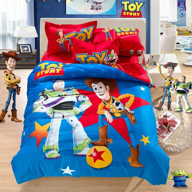 Toy Story 100 Dibujos Animados De Alón Natural Sistemas Del Toy Story 100 Dibujos Animados De Alón Natural Sistemas Del Lecho Hoja Cama Colcha